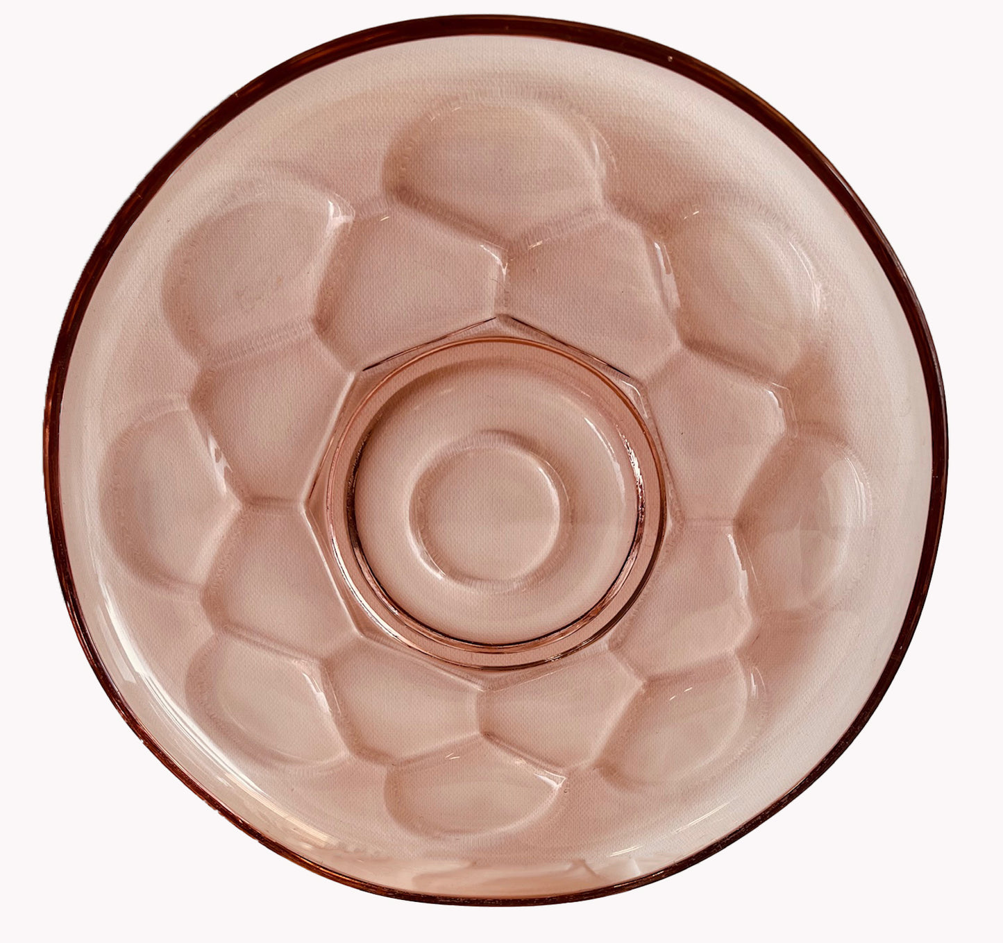 Pink Glass Platter