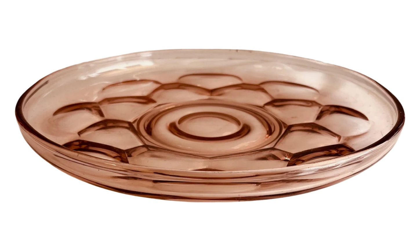 Pink Glass Platter