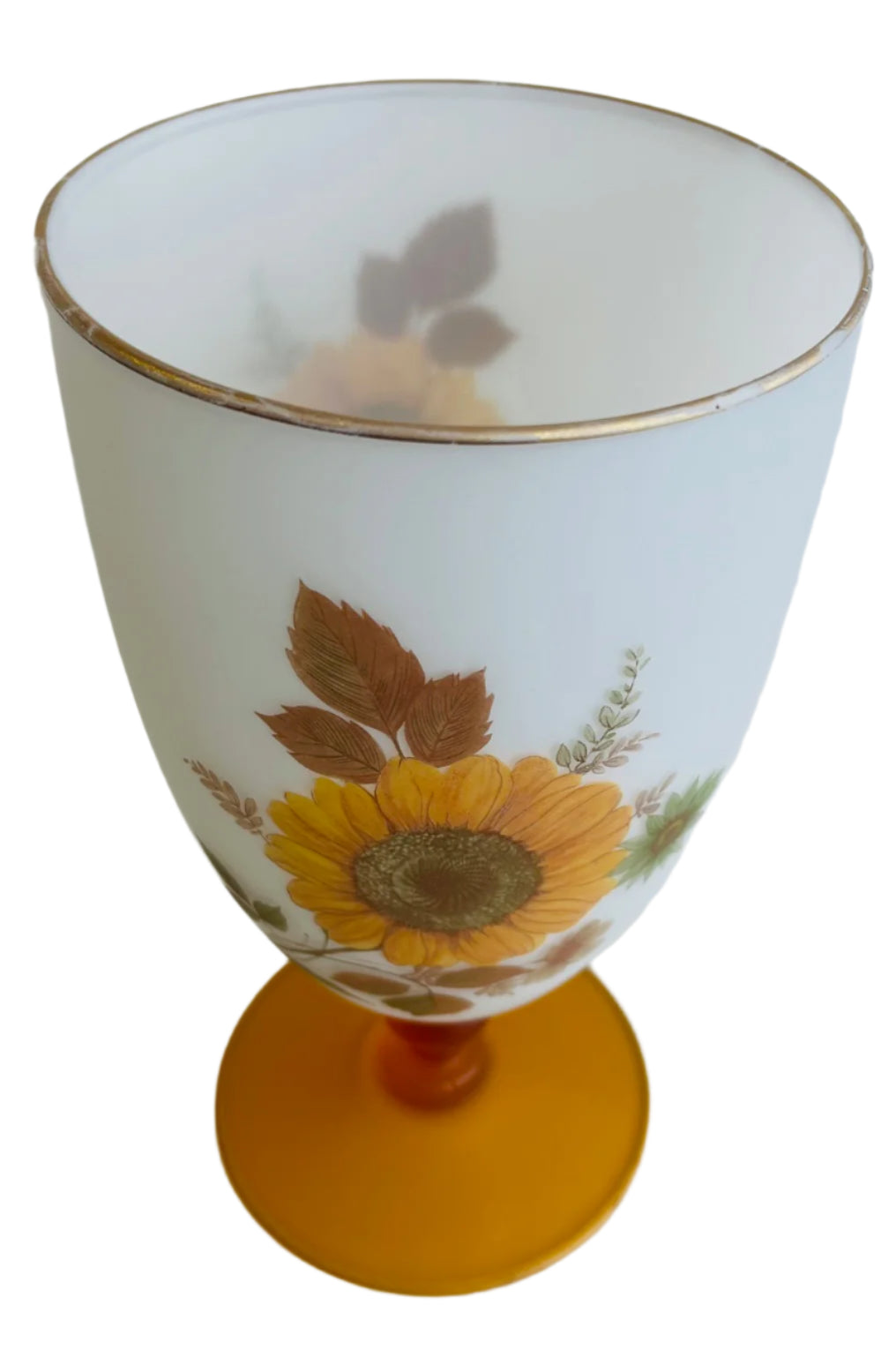 Norlean (Italy) Vase In Frosted Glass