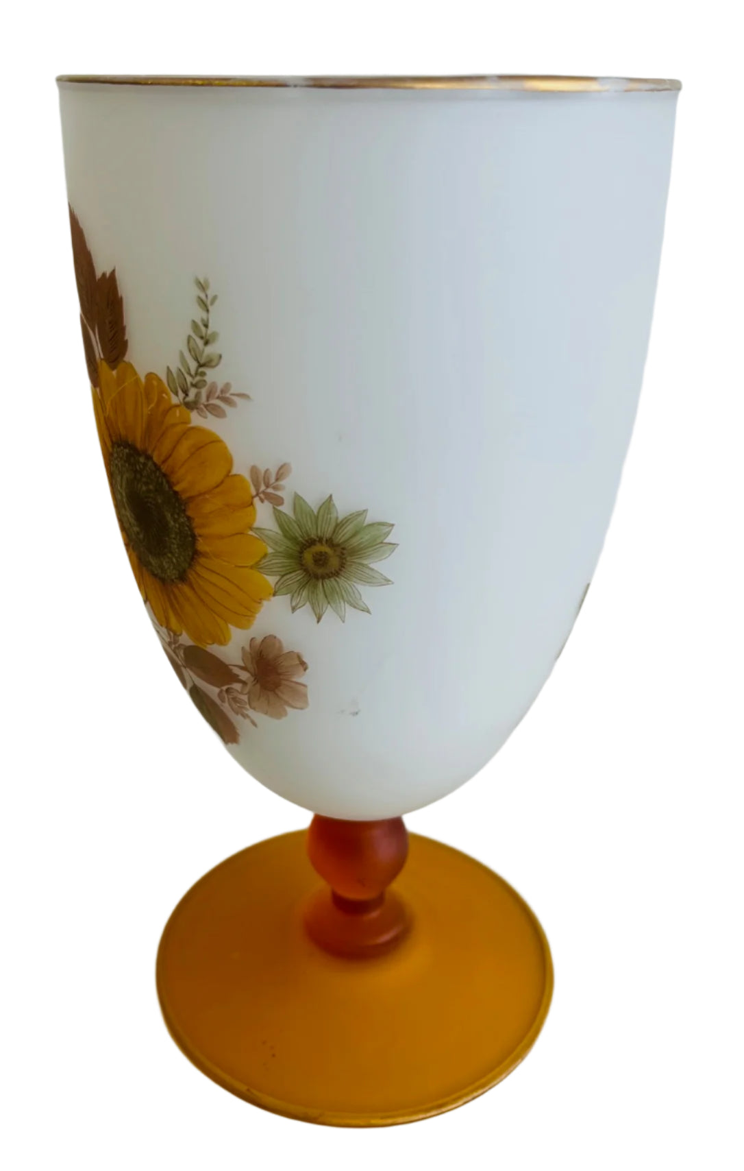Norlean (Italy) Vase In Frosted Glass