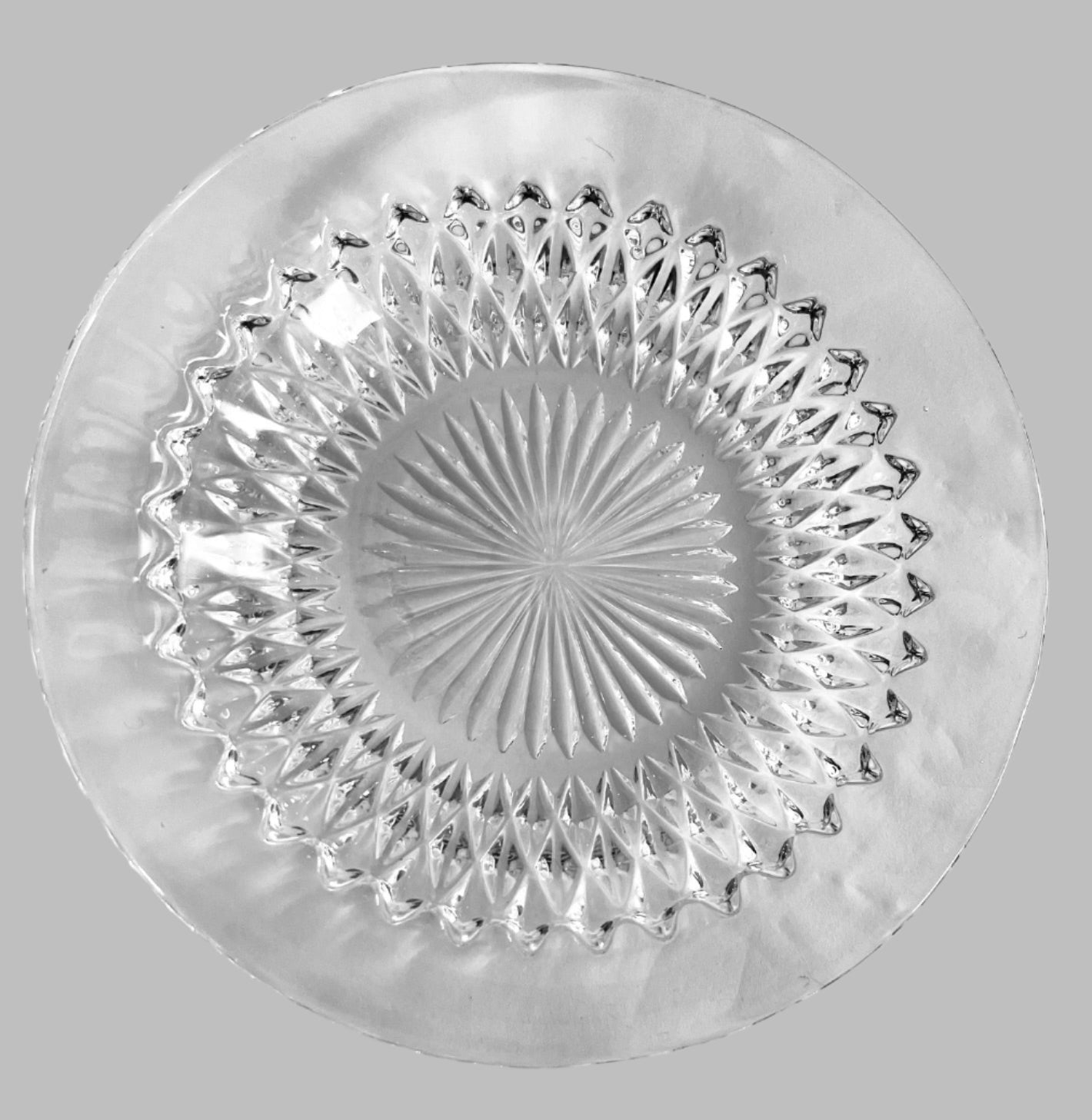 Crystal Glass Serving Dish