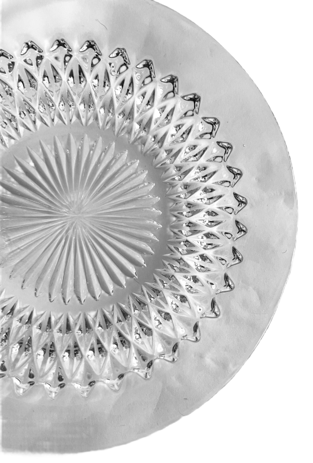 Crystal Glass Serving Dish