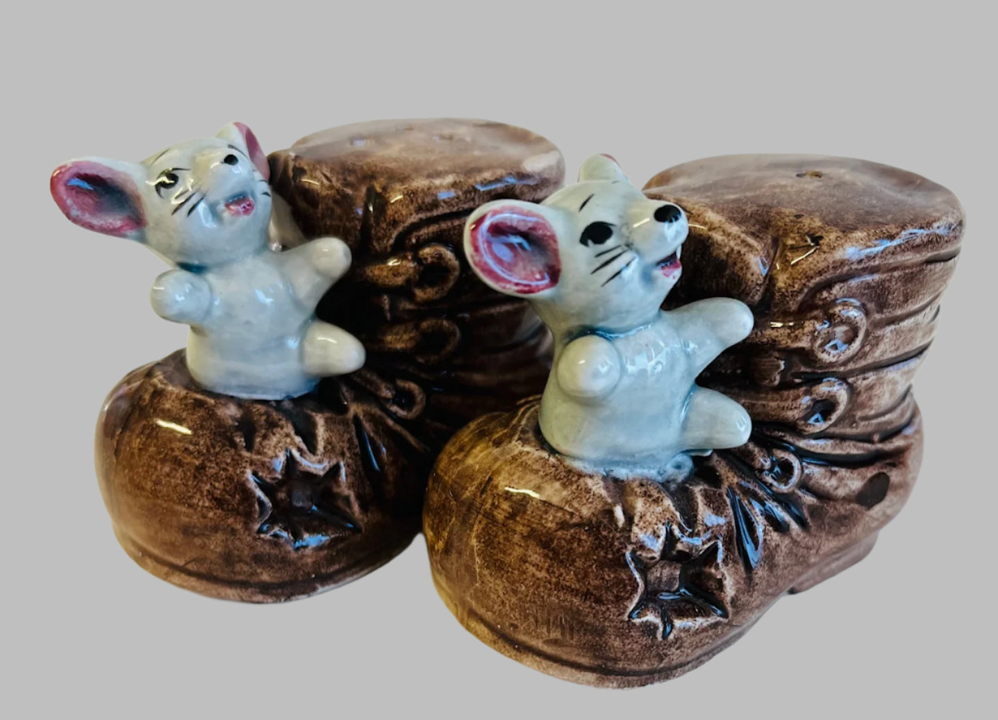 Vintage Mice Salt And Pepper Shakers
