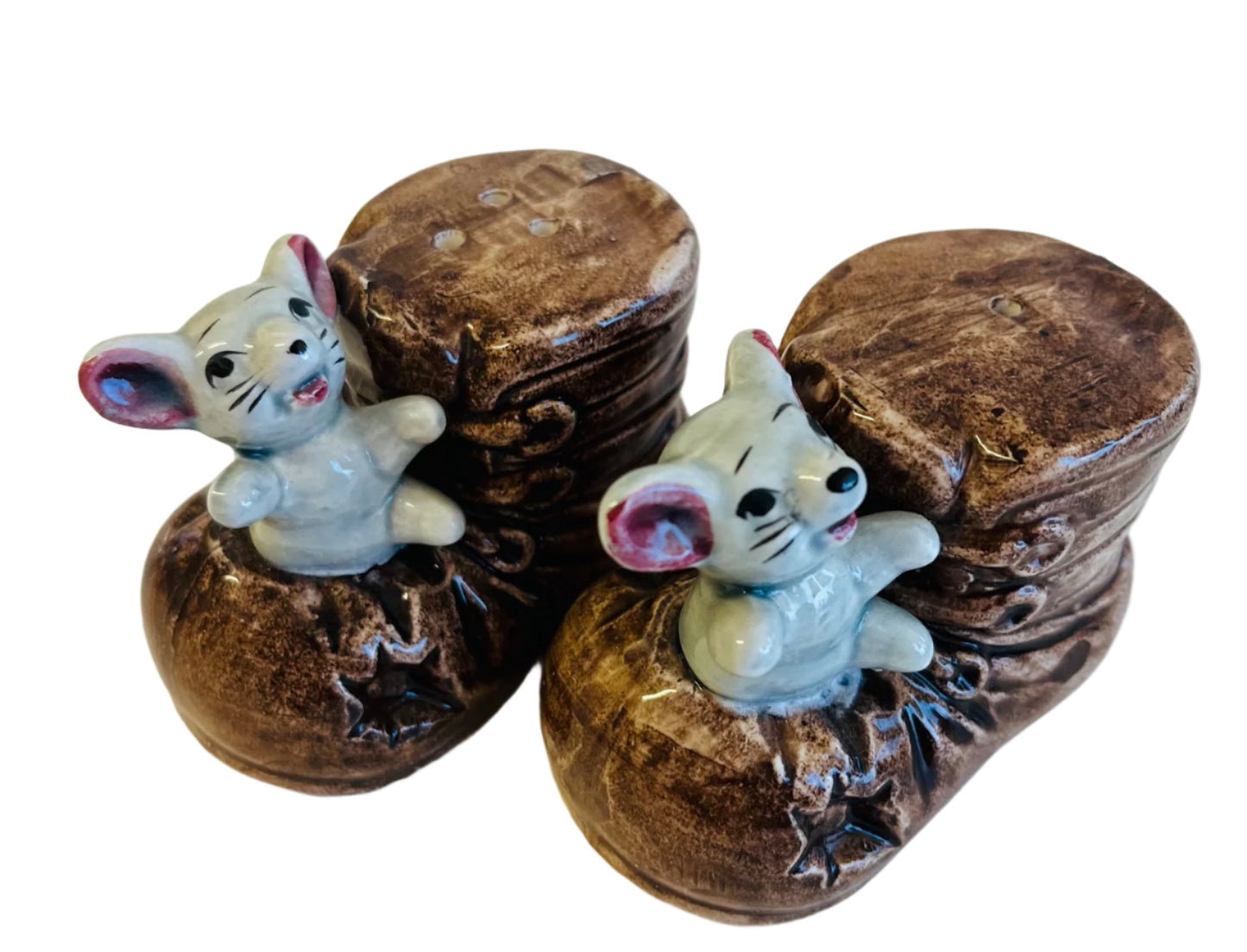 Vintage Mice Salt And Pepper Shakers