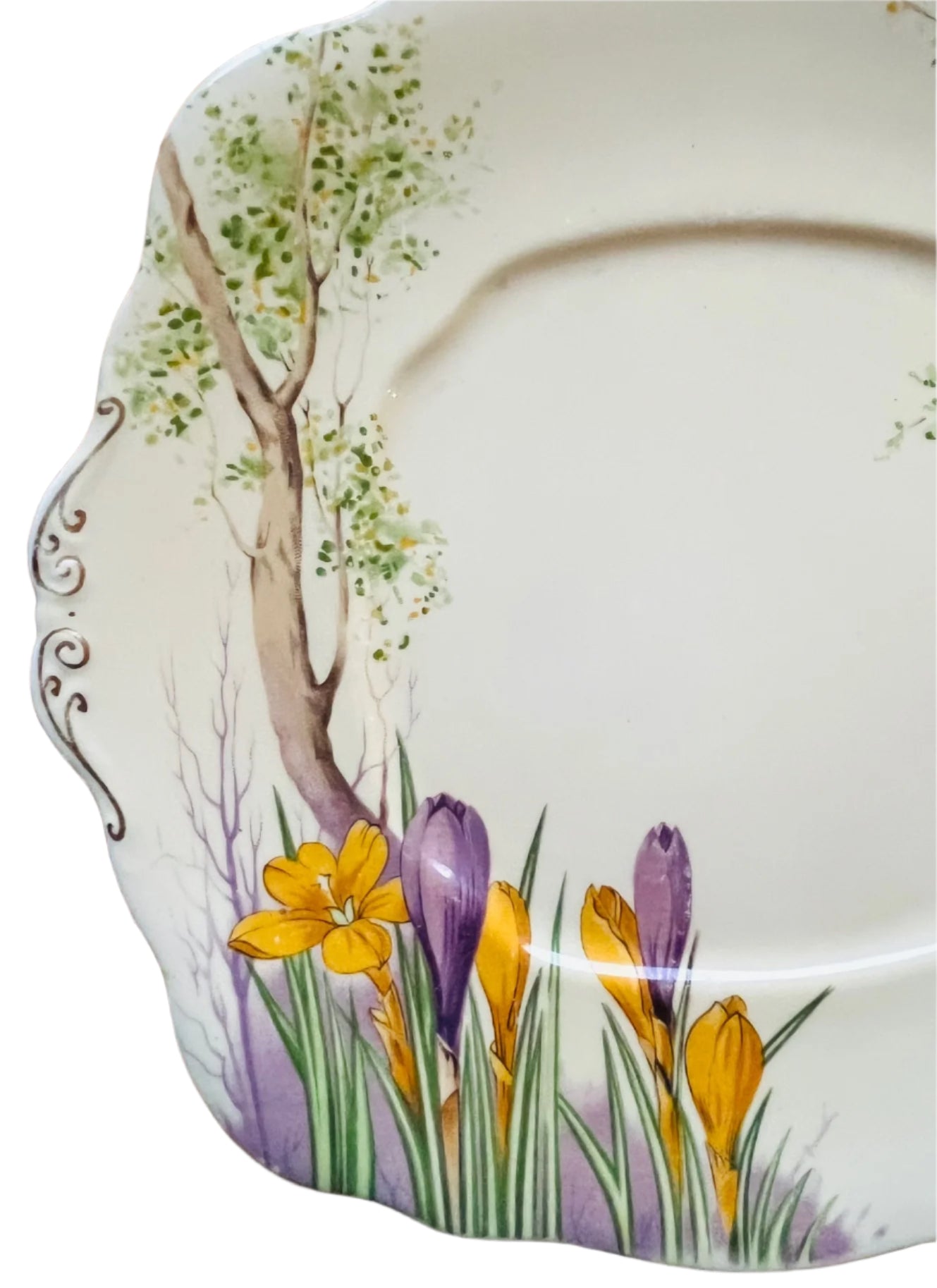 A Royal Albert Crocus Plate