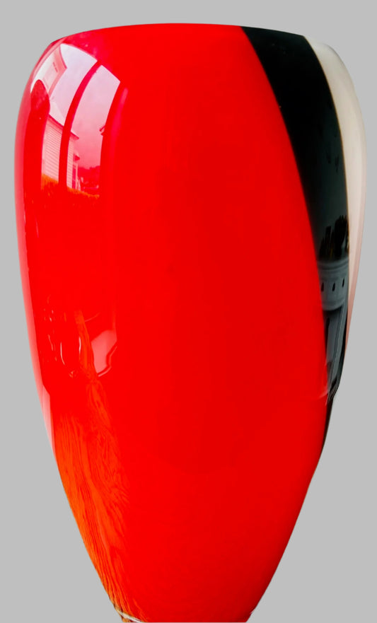 Large Wrzesniak Glassworks Poland Vase