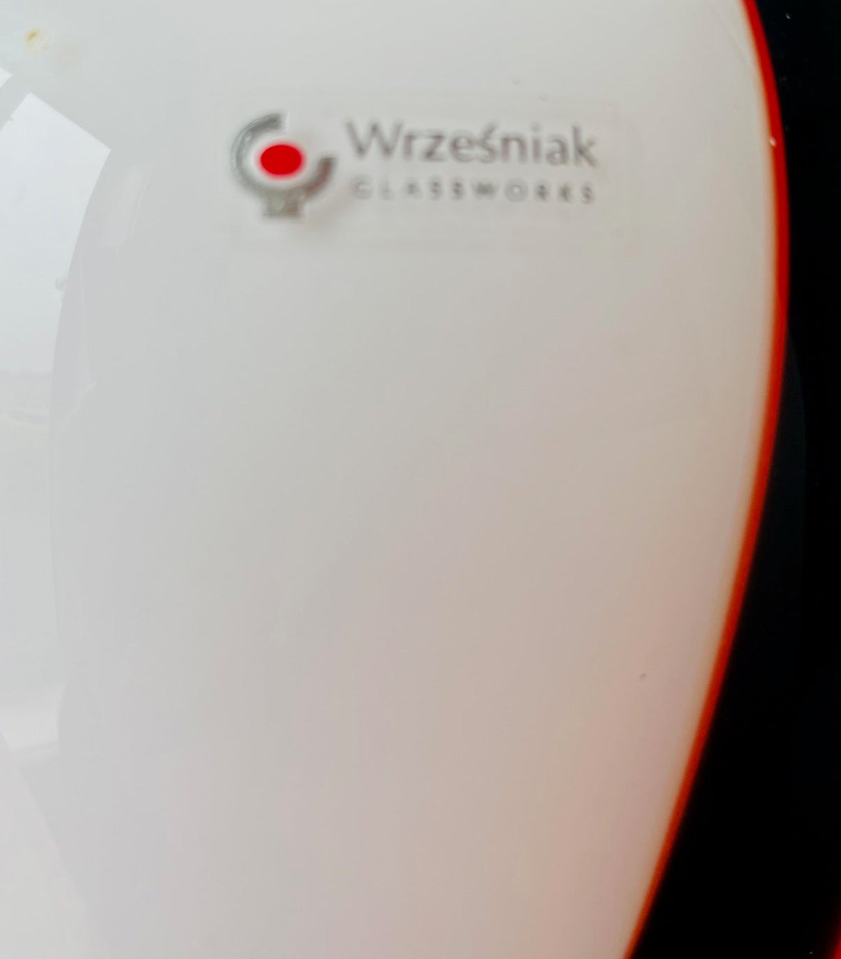 Large Wrzesniak Glassworks Poland Vase