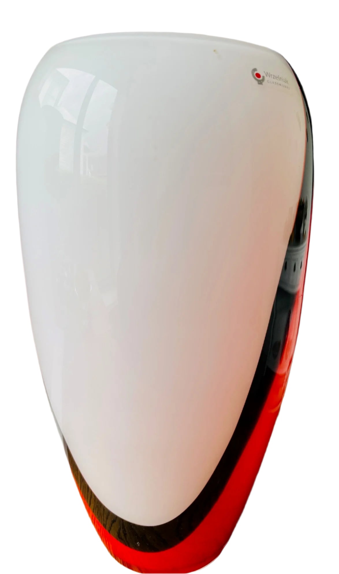 Large Wrzesniak Glassworks Poland Vase