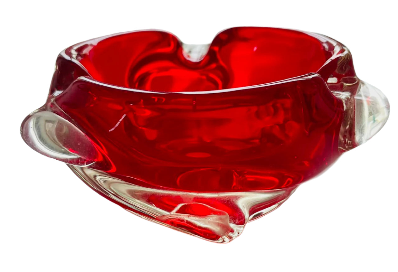 Murano Glass Ashtray Or Decorative Bowl