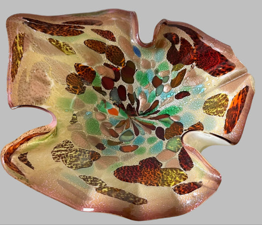 Murano Tutti Frutti Glass Dish (AF)