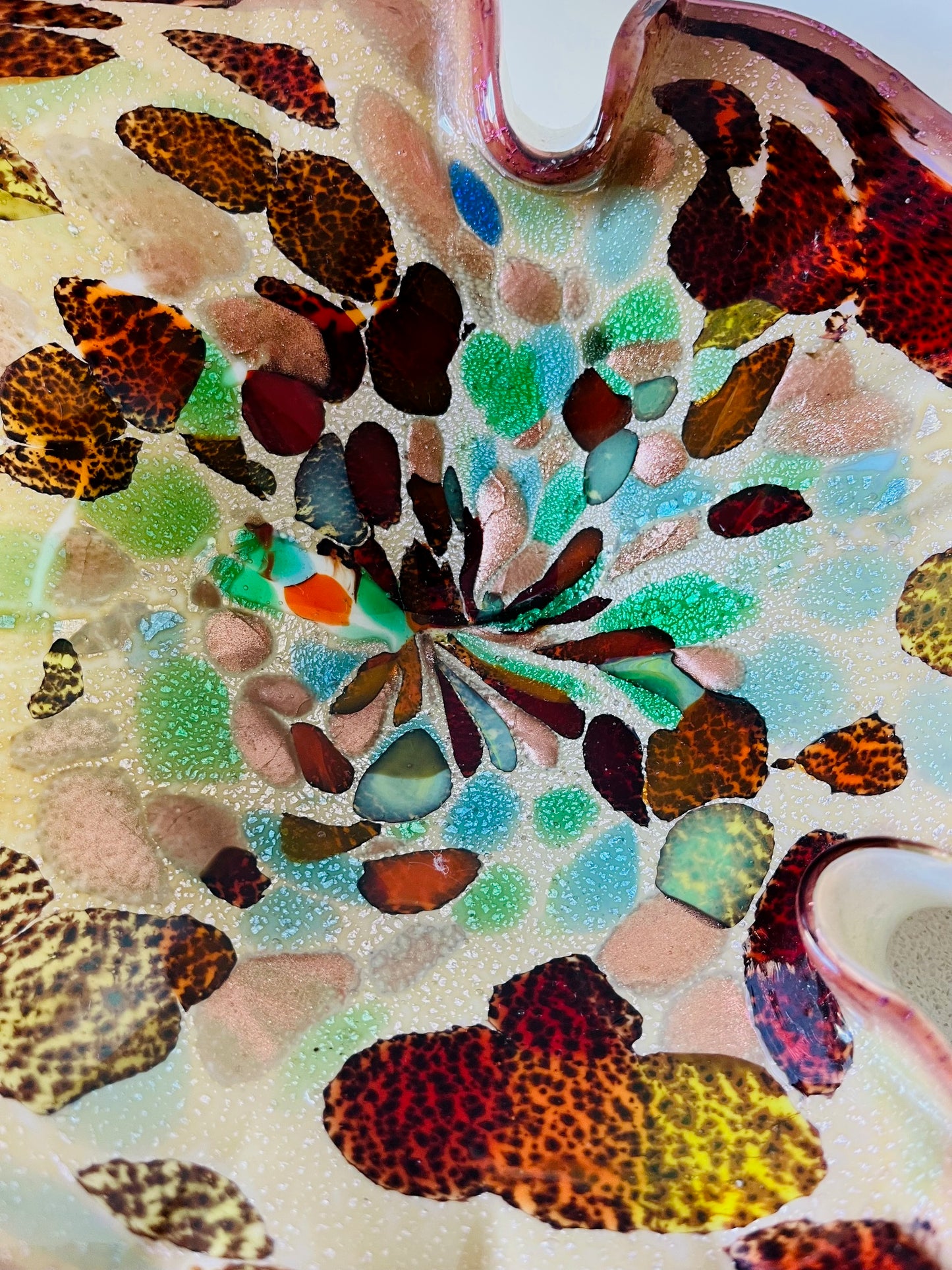Murano Tutti Frutti Glass Dish (AF)