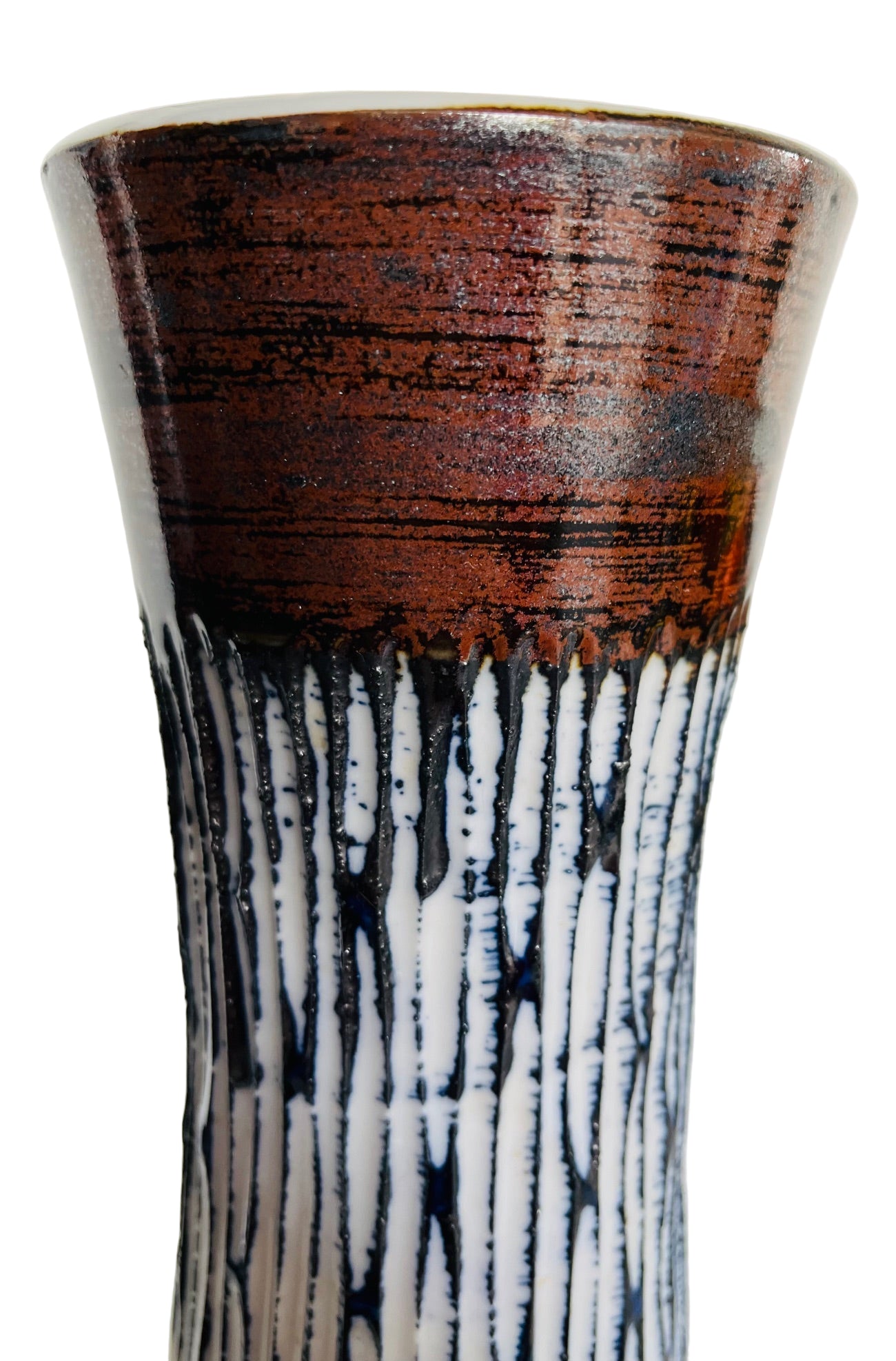 Mid-Century Textured Vase