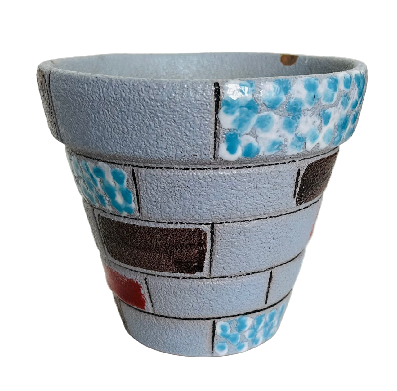 Mid-Century Italian Textured Planter