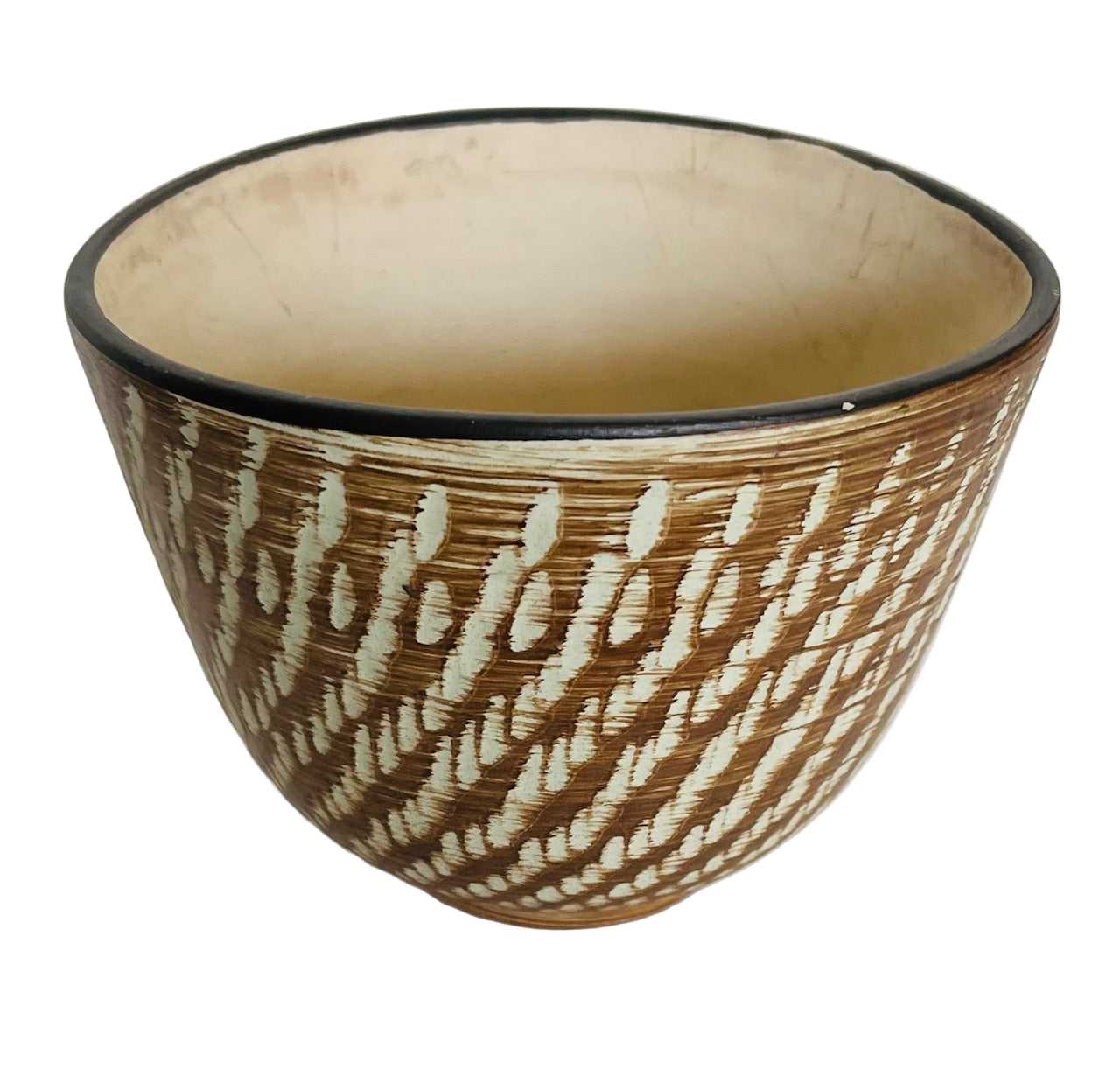 West German Sgraffito Planter