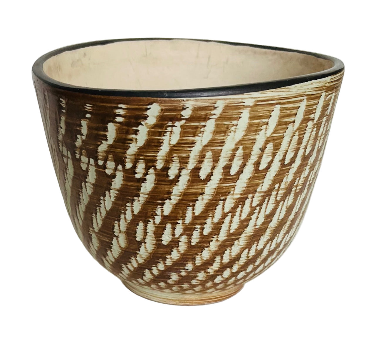 West German Sgraffito Planter