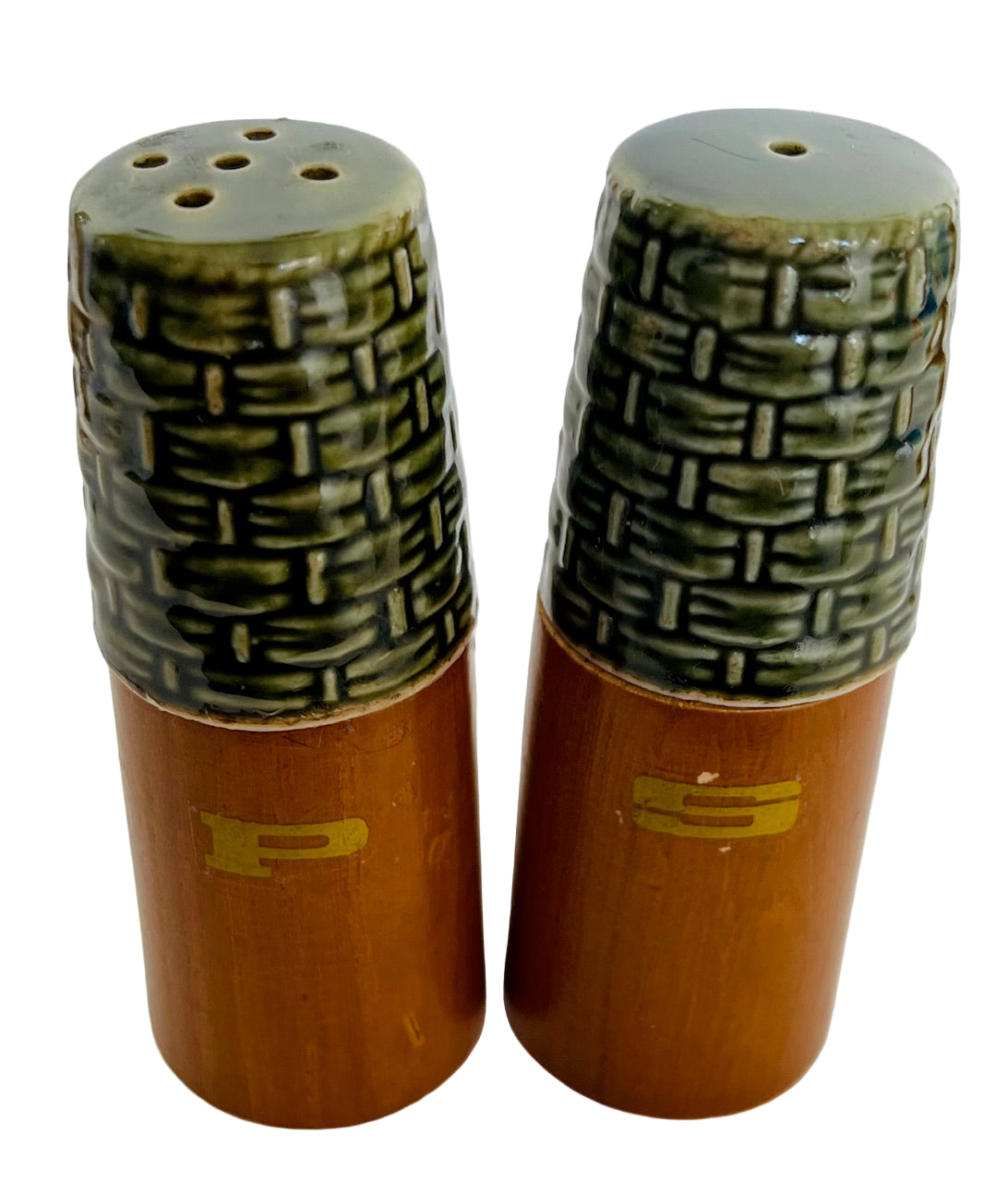 Mid-Century 1970s Condiment Set
