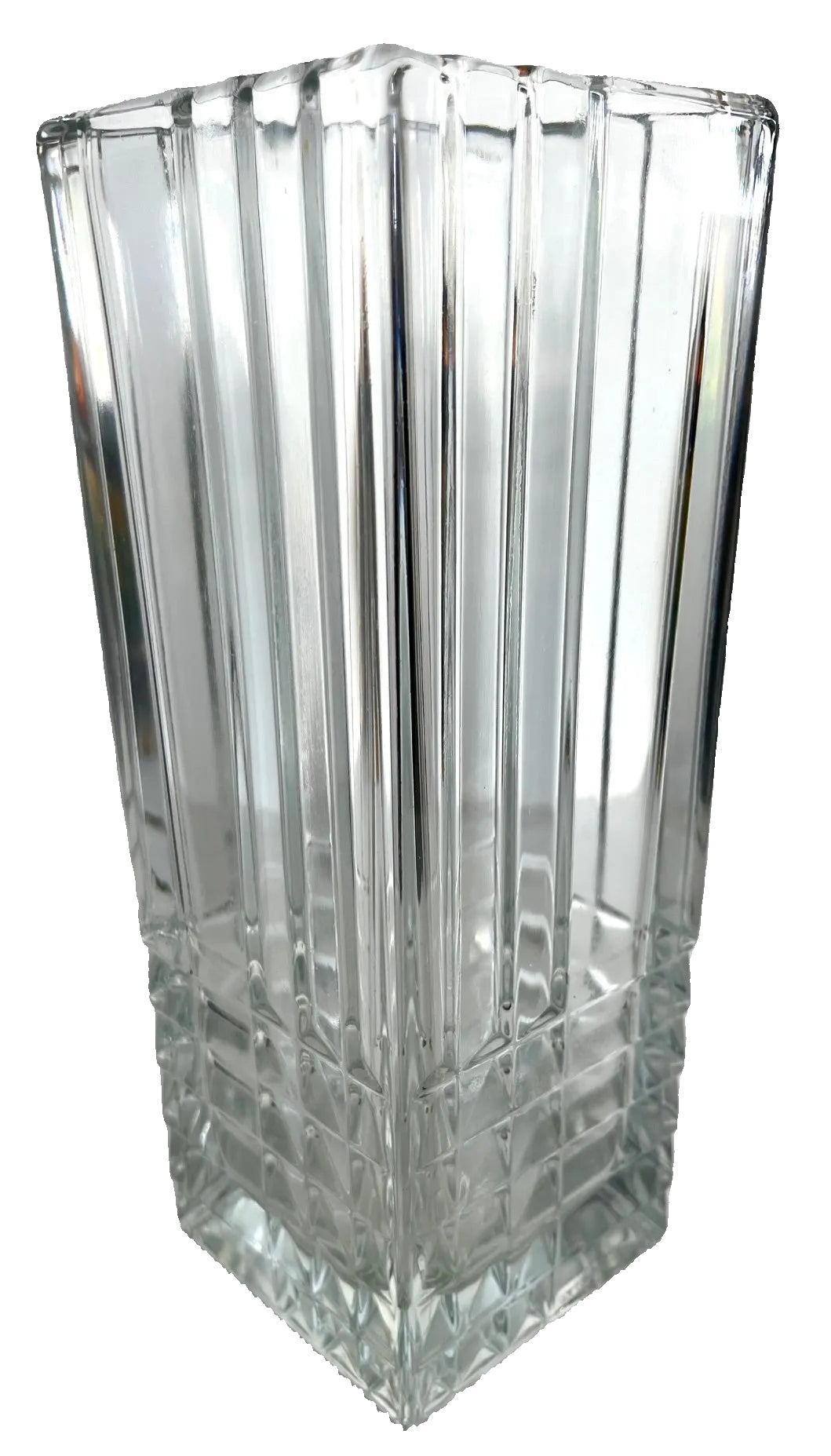 Italian Crystal Glass Vase