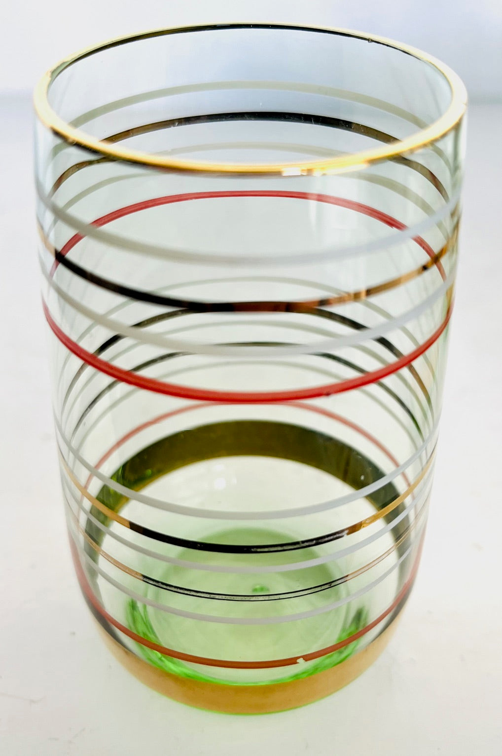 Retro Set Of 4 Drinking Glasses