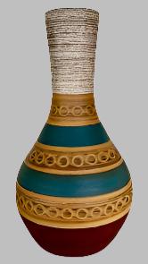 West German Ceramic Vase by Dumler & Breiden