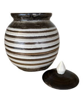 Pottery Lidded Container