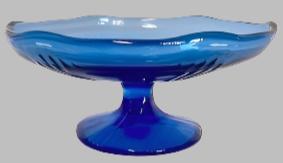 Cobalt Blue Glass Dish