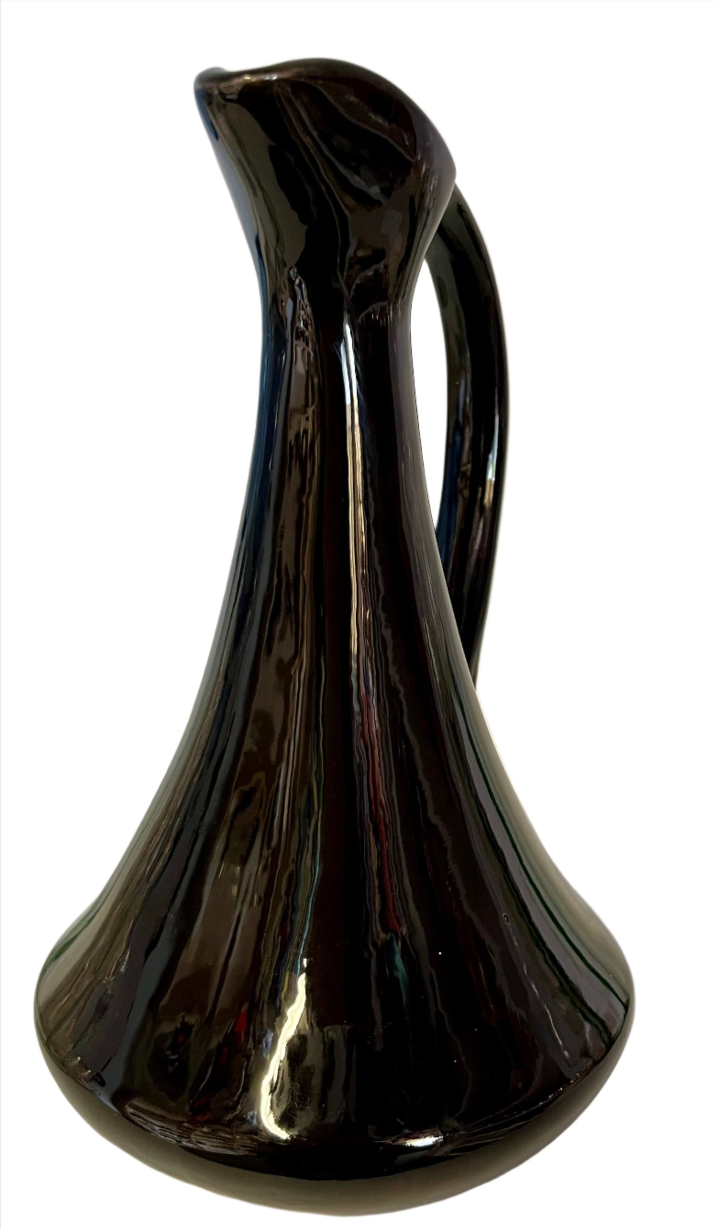 Black ceramic Vase