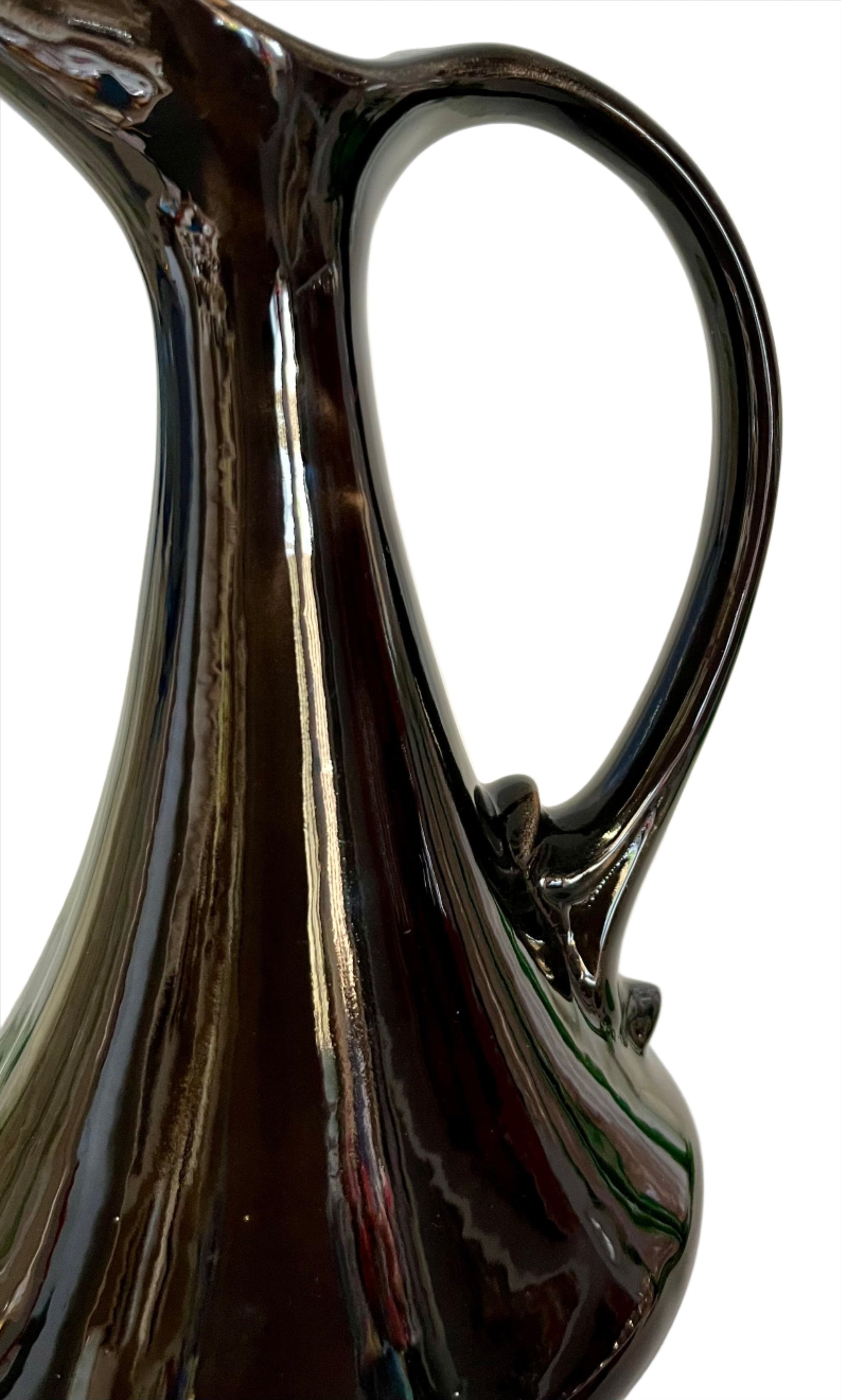 Black ceramic Vase