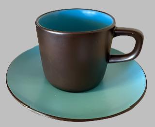 Mikasa Terra Stone Bristol Blue Cup & Saucer