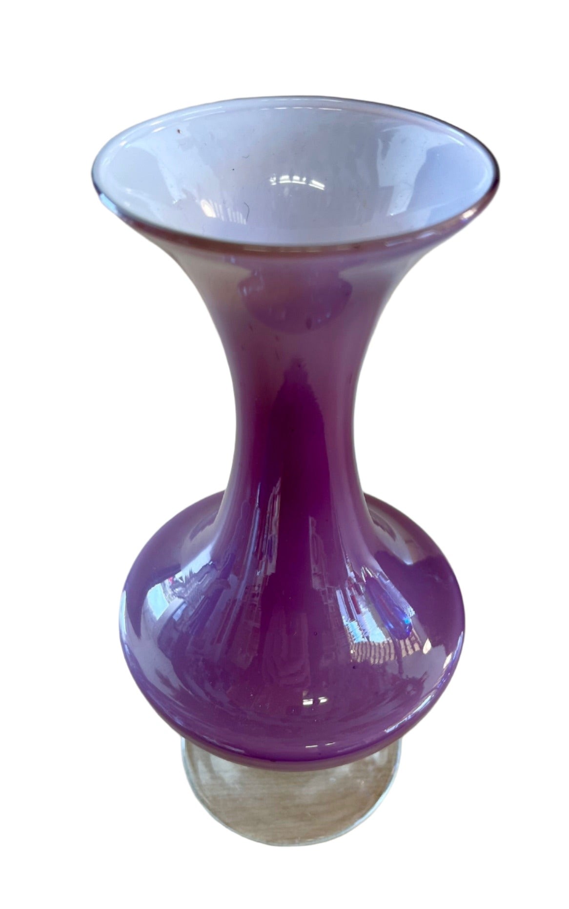 Amethyst Glass Japanese Vase