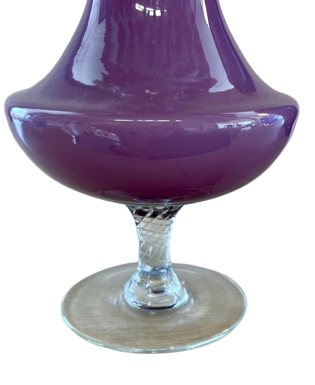 Amethyst Glass Japanese Vase