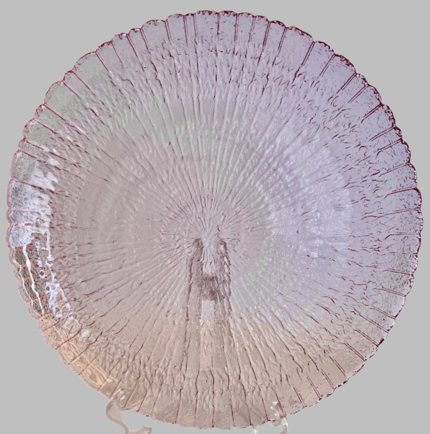 Arcoroc Spirale Pink Serving Platter