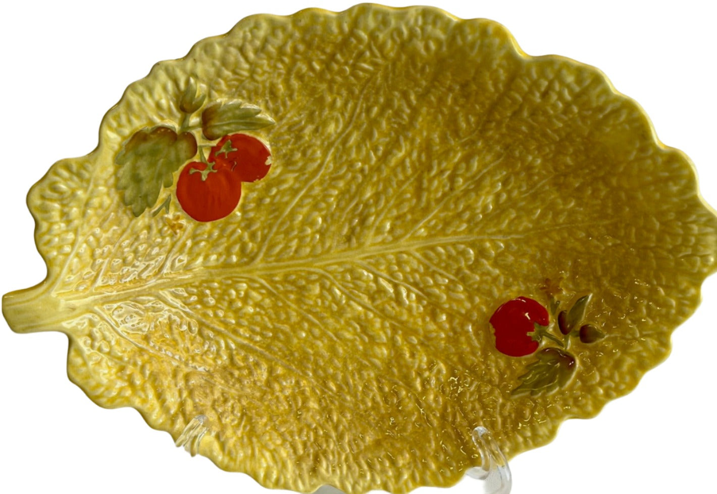 Crown Devon Cabbage Leaf and Tomatoes Dish