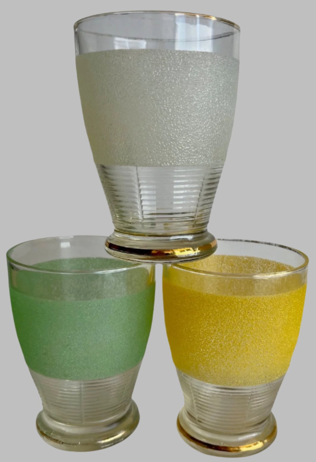 1950s Frosted Glasses