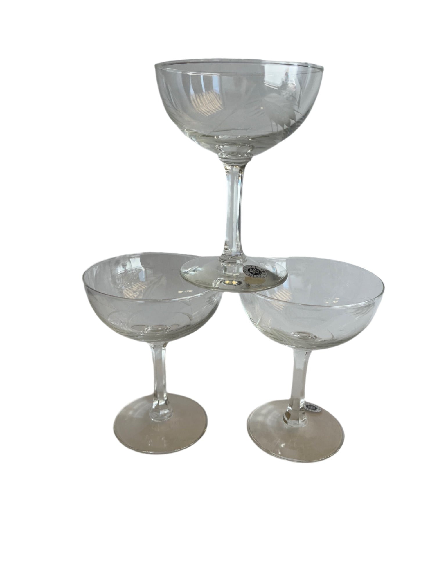 Noritake Sasaki Champagne Coupes