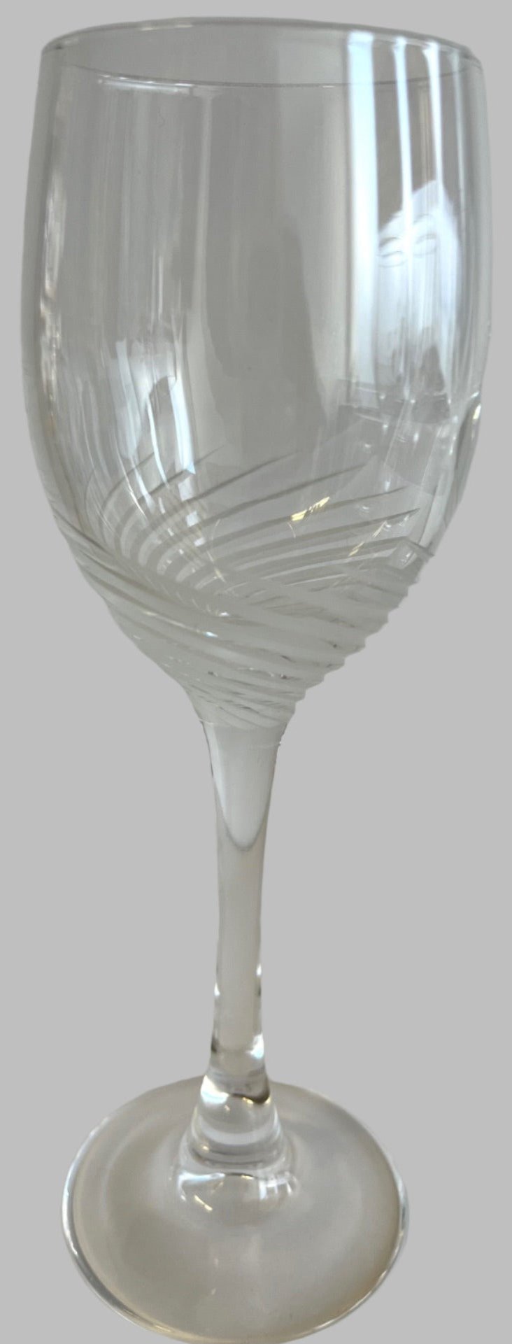 Cristal D'Arques Spirale Mate Crystal Goblets