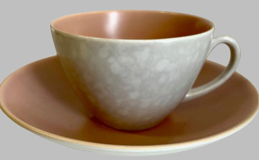 Poole Twintone Teacup and Saucer