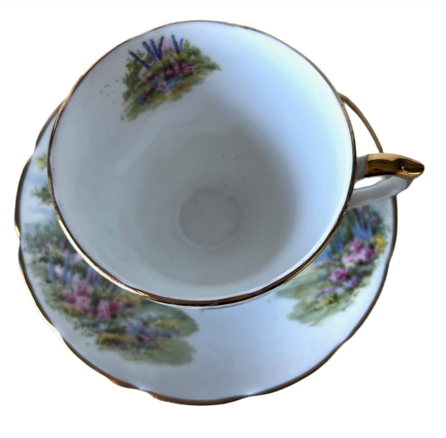 Thatched Cottage Scene Teacup