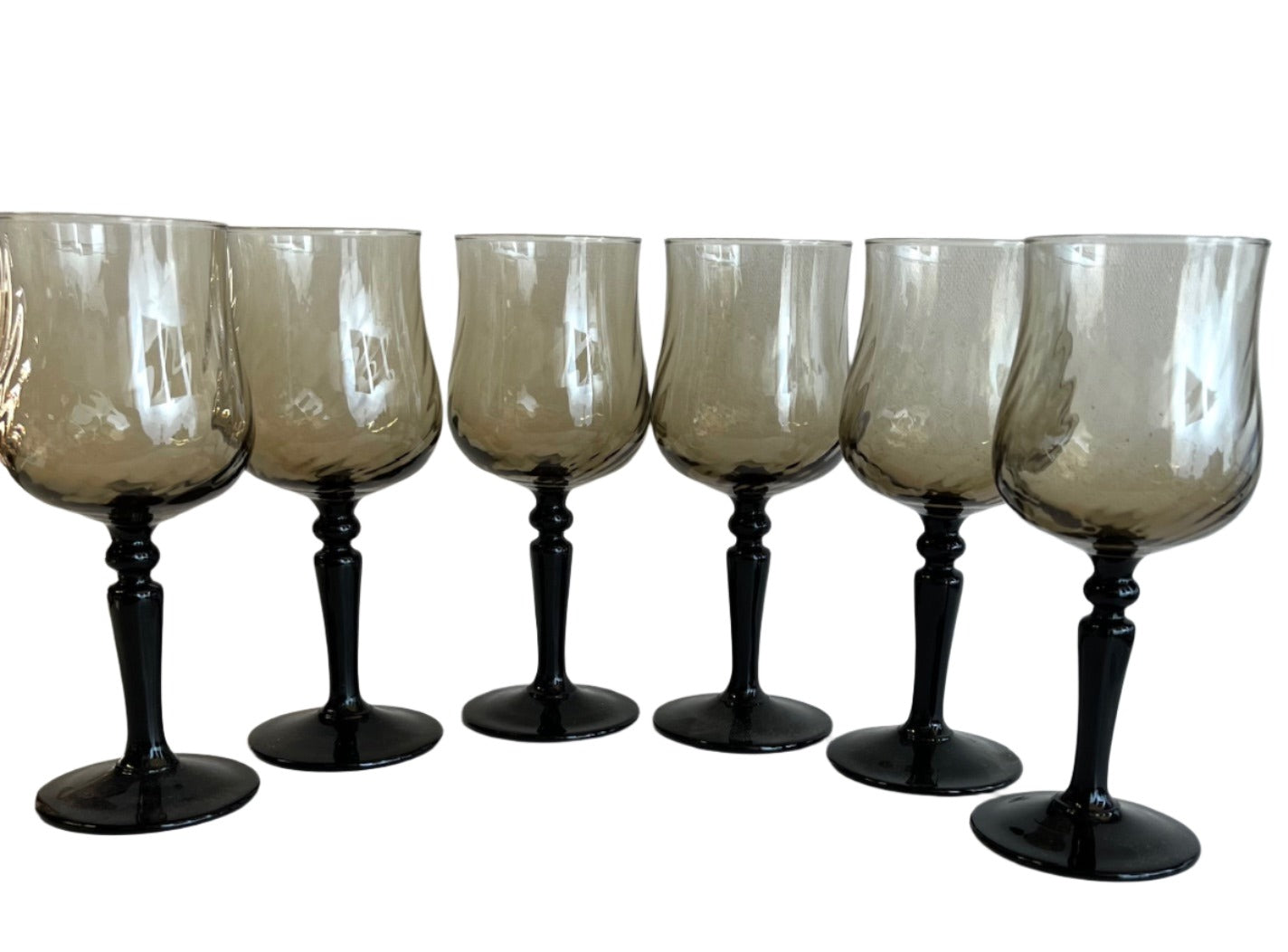 Luminarc Smokey Grey Wine Glasses