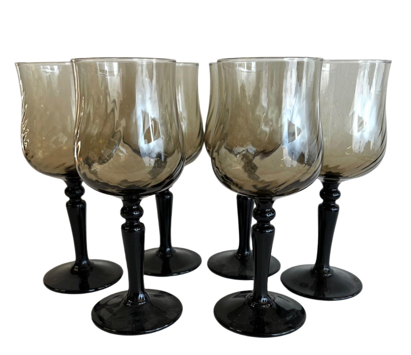 Luminarc Smokey Grey Wine Glasses