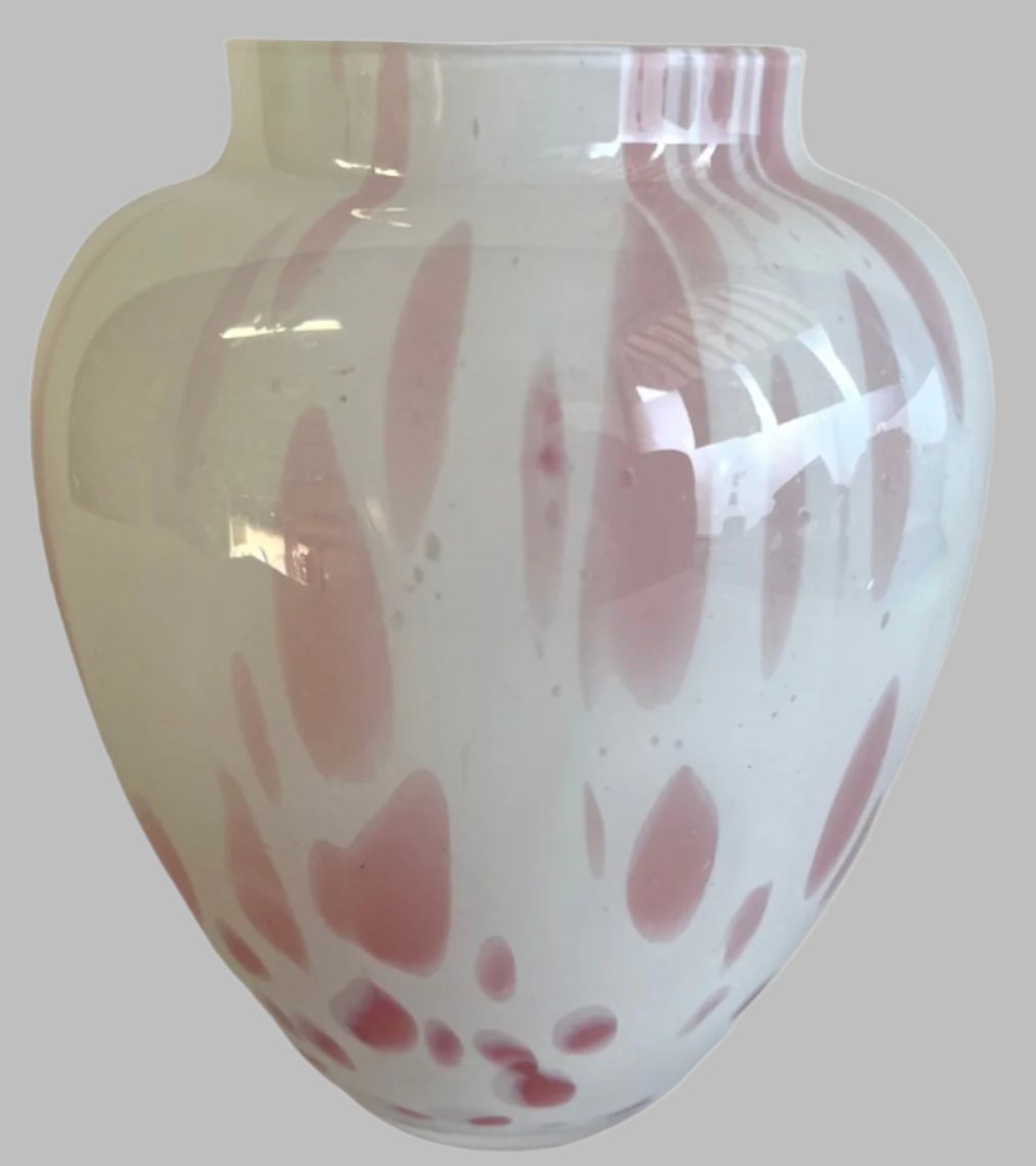 Langham Art Glass Hand Made Vase