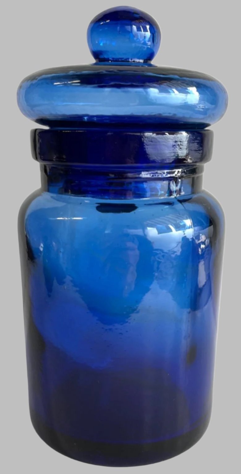 Cobalt Blue Apothecary Jar