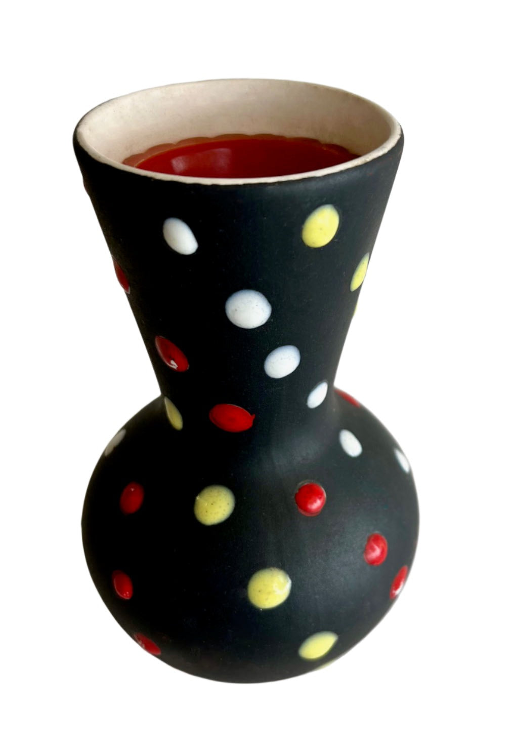 Italian Alla Moda Polka Dot Vases