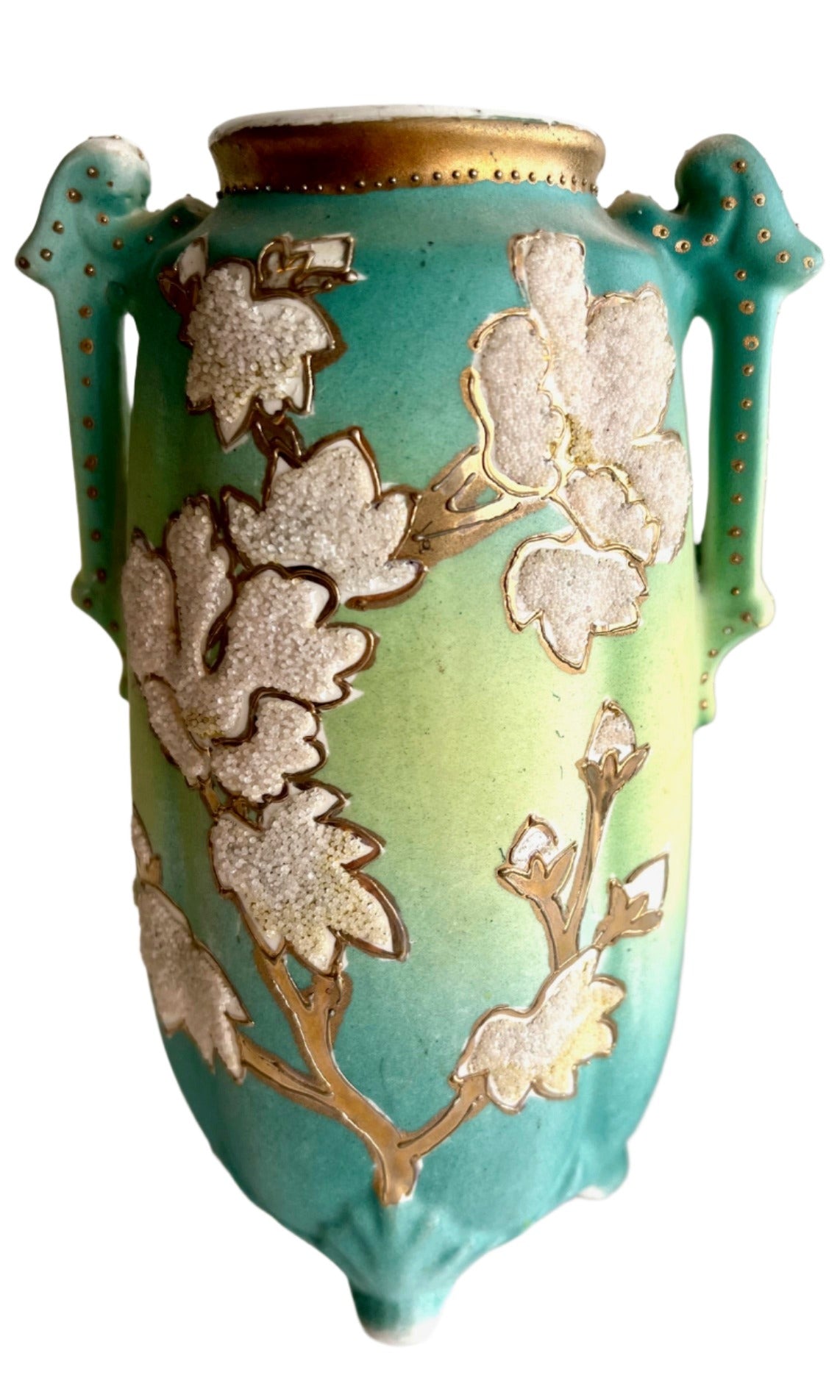 Nippon Coralene Vases