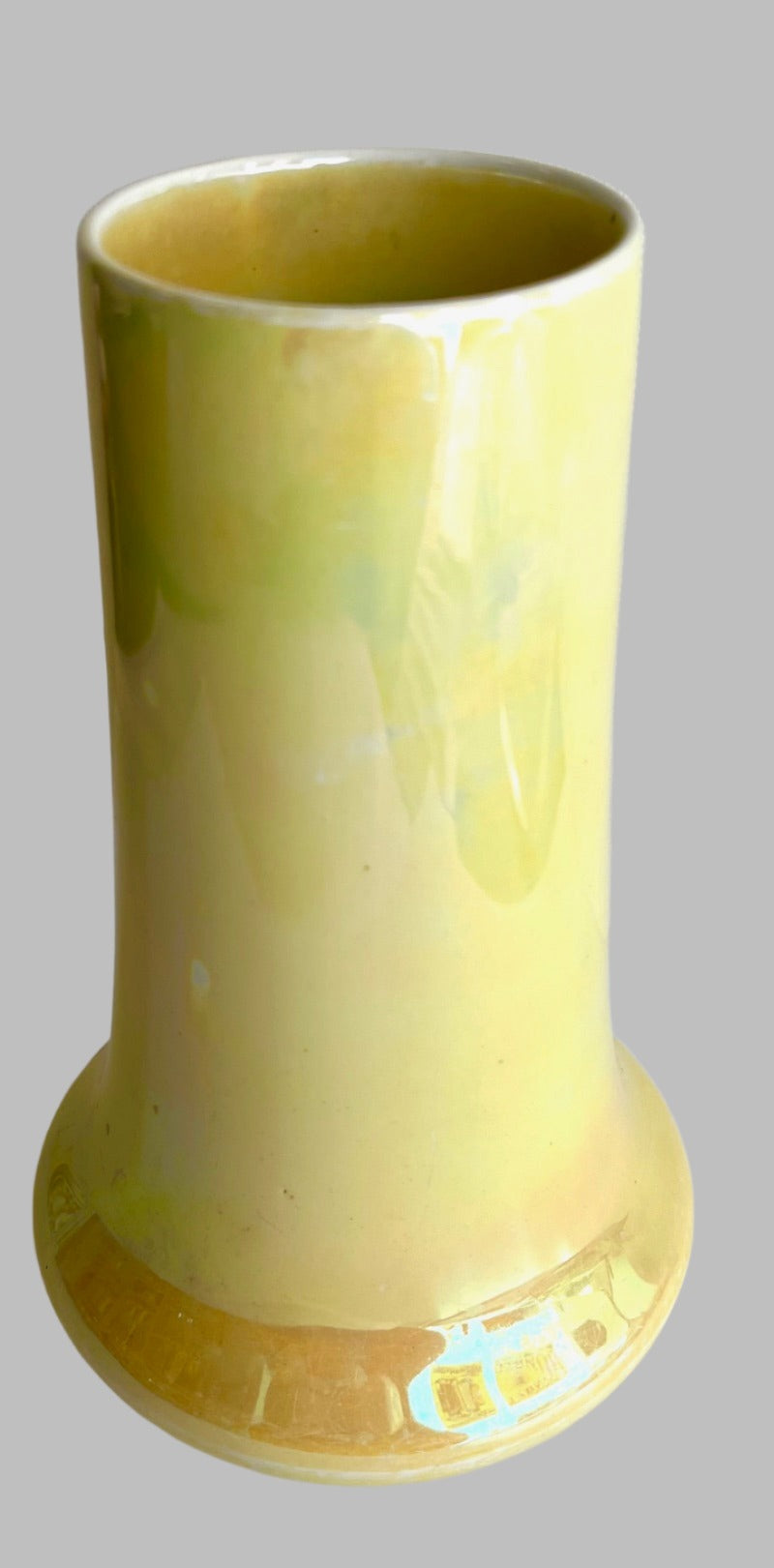 Burleigh Yellow Lustre Vase