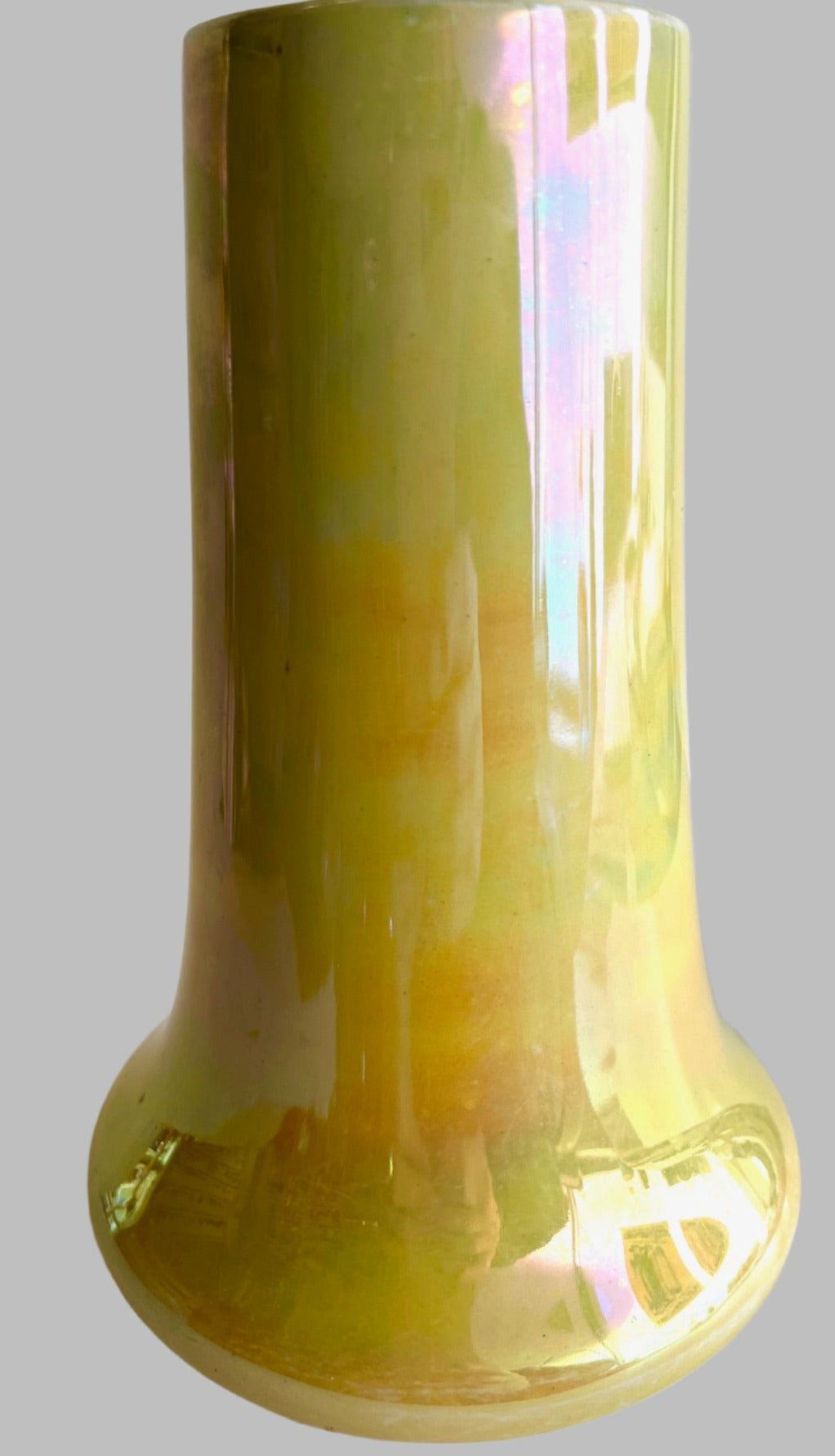 Burleigh Yellow Lustre Vase