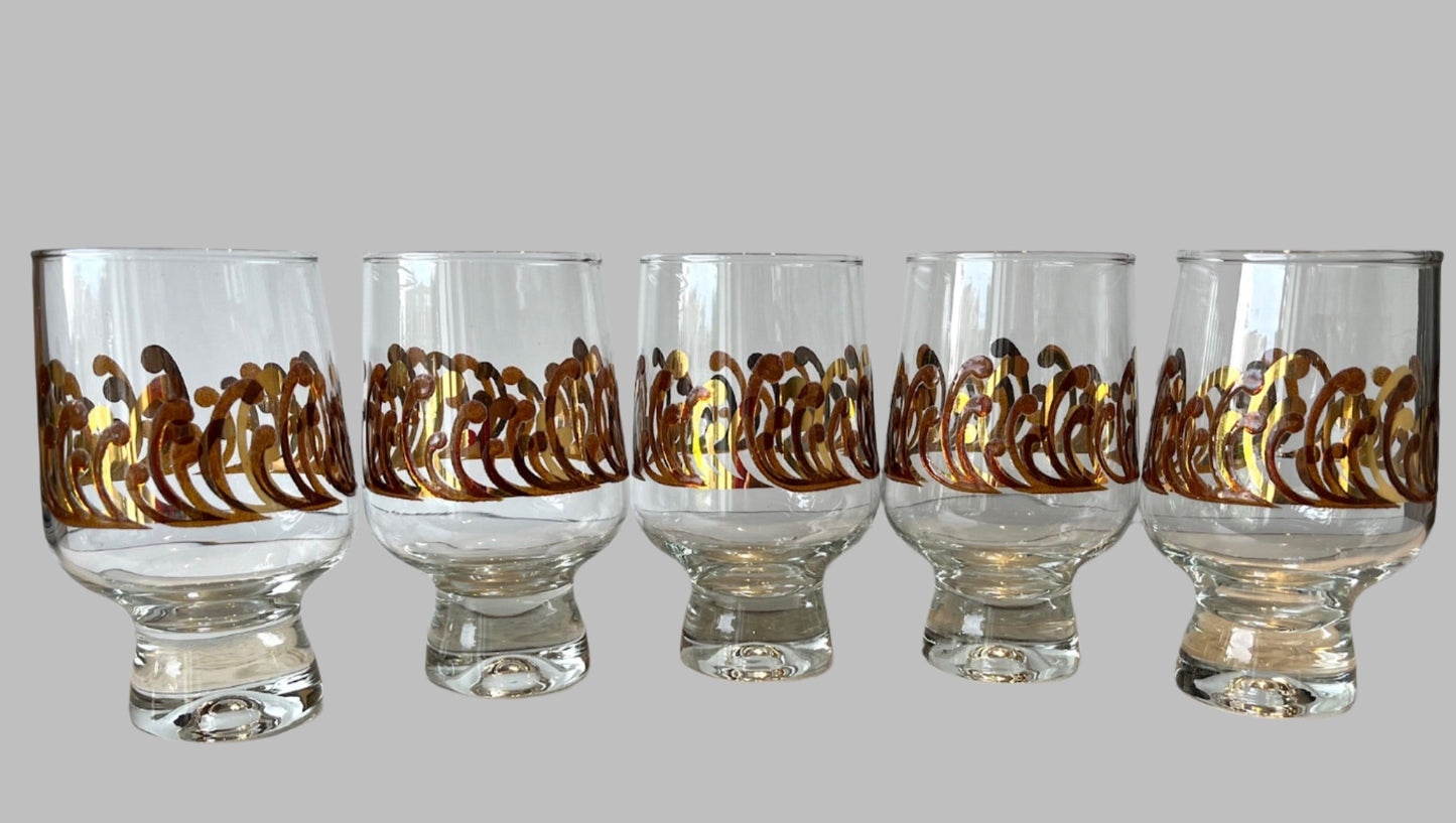 Decorated Kaaru/Crown Crystal 'Regis' Glasses