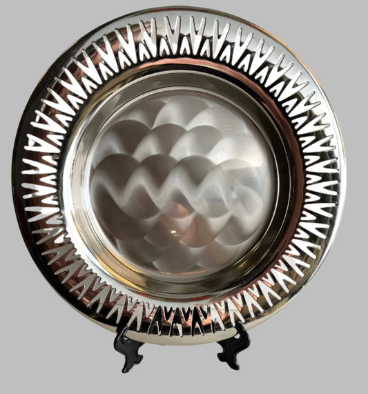 Silver Plated Atomic-Era Tray