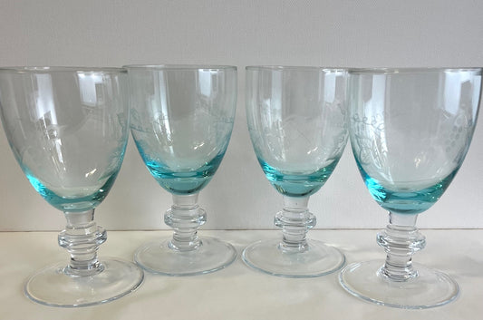 Aqua Goblets