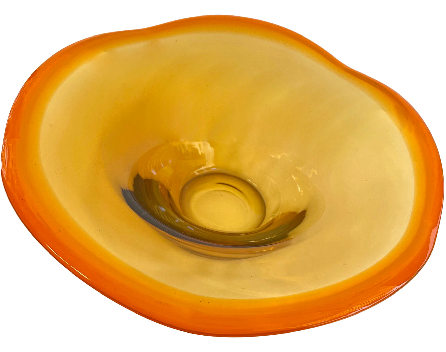 Hand Blown Art Glass Bowl