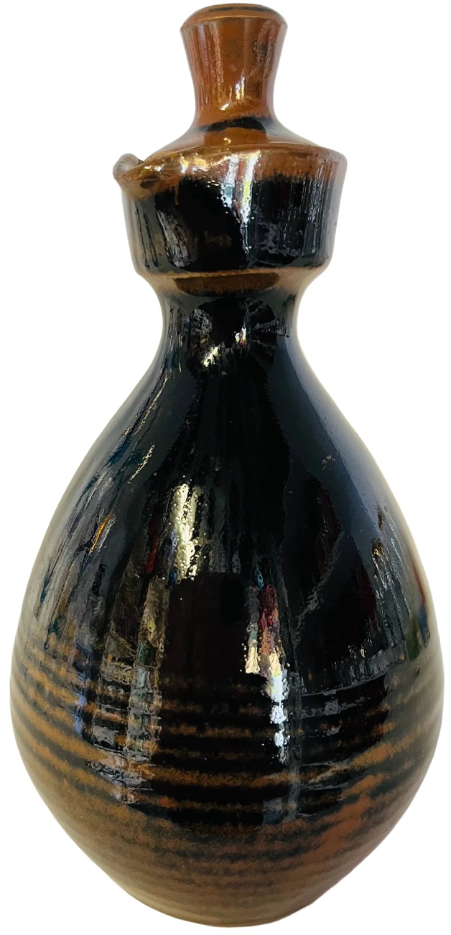 New Zealand Potter Stephen Carter – Oil Bottle